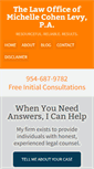 Mobile Screenshot of cohenlevylegal.com